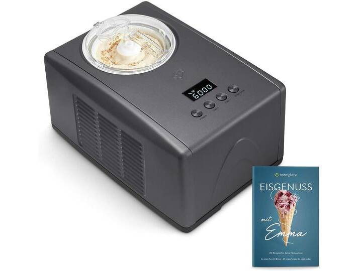B-Ware Springlane Eismaschine Emma Eisbereiter Eiscrememaschine Eis Kompressor 1,5 L B-Ware B-Ware Springlane Eismaschine Emma Eisbereiter Eiscrememaschine Eis Kompressor 1,5 L B-Ware von second-circle
