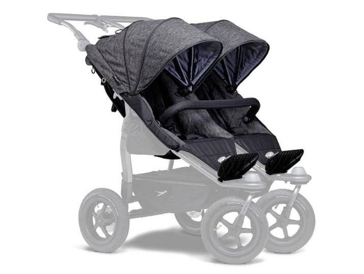 B-Ware Tfk 2 Xxl Sportsitze Kinderwagenaufsatz Für Duo Grau Bis 45kg Wetterschutz Inkl. B-Ware von second-circle