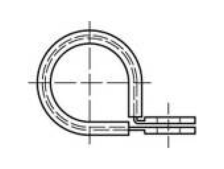 B-Ware Toolcraft 137639 50 St. Rohrschelle Schellen 20mm Stahl Galvanisch Verzinkt B-Ware von second-circle