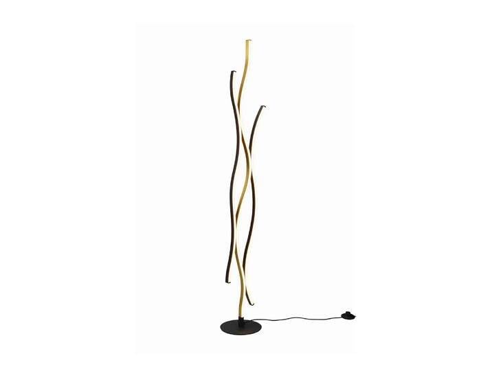 B-Ware Trio Lighting LED-Stehleuchte Blaze Stehlampe Standleuchte mit Dimmer messing von second-circle