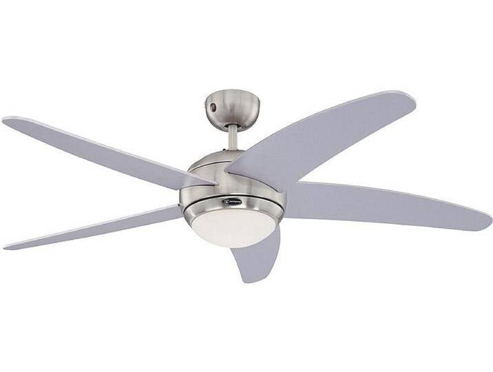 B-Ware Westinghouse Deckenventilator Ventilator Bendan Mit Beleuchtung 132cm Silber B-Ware von second-circle