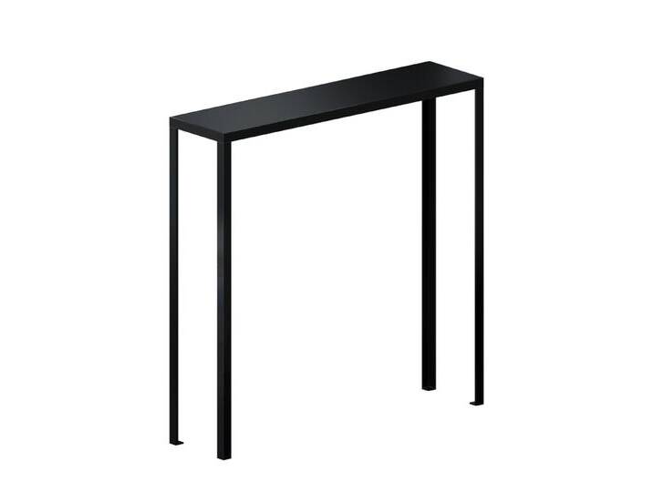 B-Ware Zeus Konsolentisch Tisch Konsole Schwarz Linoleum Tischplatte Stahlgestell Deko B-Ware von second-circle
