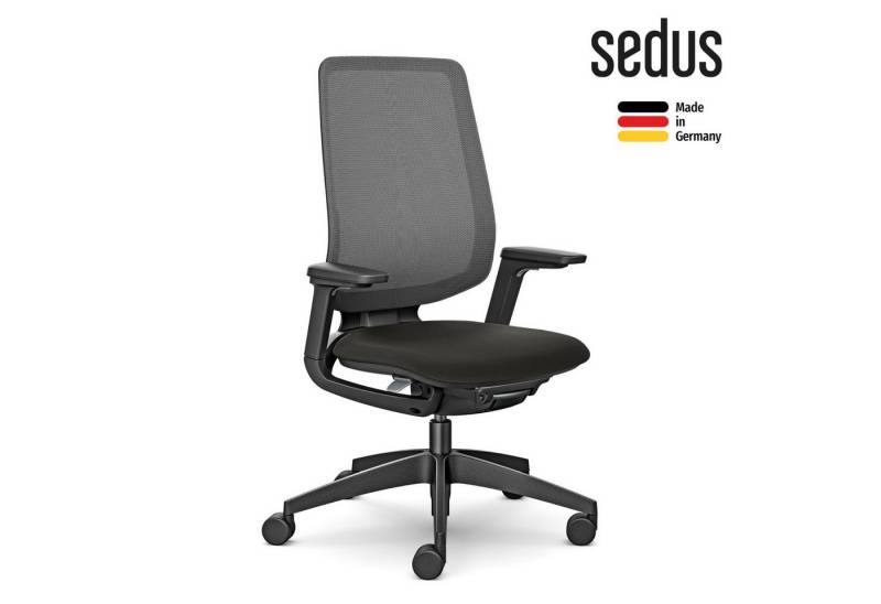 sedus Bürostuhl se:flex (Made in Germany, 5 Jahre Garantie), ergonomischer Bürostuhl mit Synchronmechanik von sedus