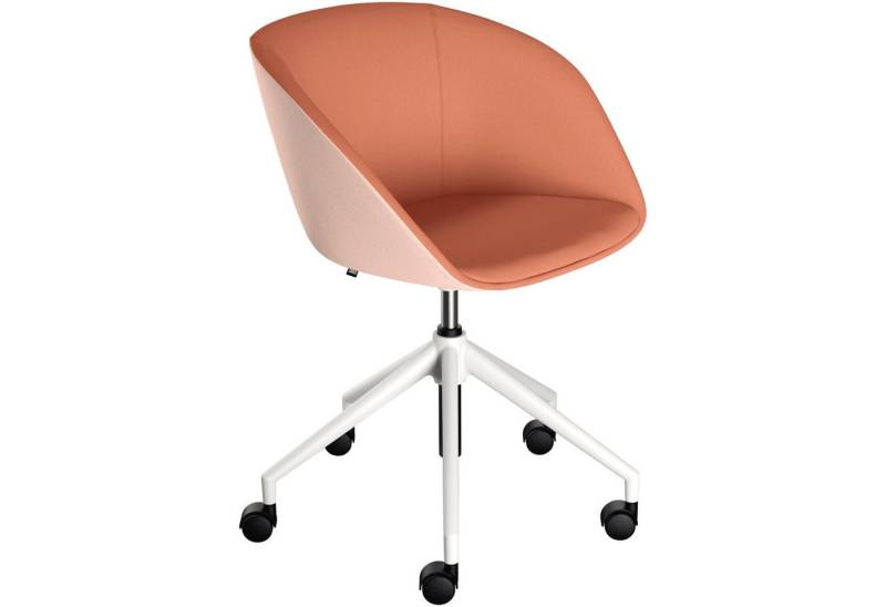 sedus Drehstuhl Konferenzstuhl on spot Cosy uc-801/006 Drehstuhl salmon orange von sedus