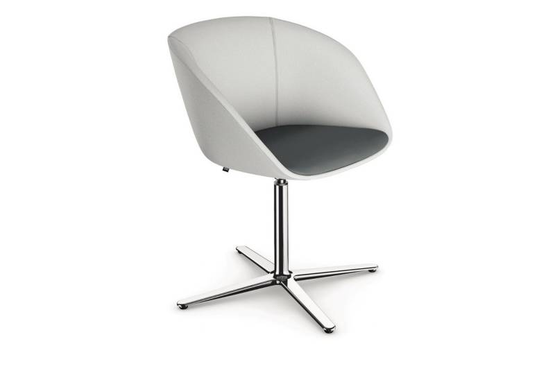 sedus Drehstuhl Konferenzstuhl on spot Cosy uc-802/001 Fußkreuz stone grey von sedus