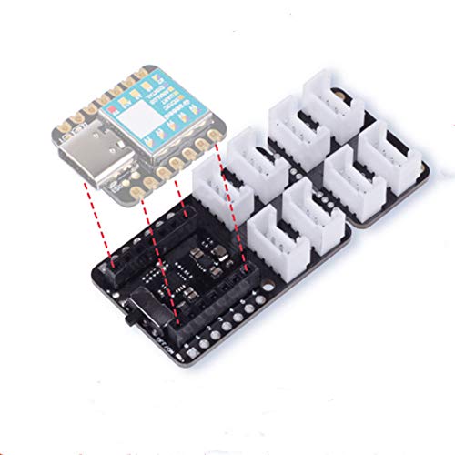 seeed studio Grove Shield für Seeeduino XIAO - mit integriertem Akku-Management-Chip und 2 Grove I2C, 1 UART Steckverbindern von seeed studio