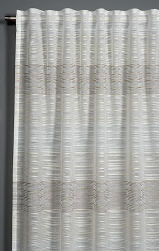 Gardinia Fertiggardine mit Gardinenband, Webstreifen, beige, 140 x 175 cm Gardinia Fertiggardine mit Gardinenband, Webstreifen, beige, 140 x 175 cm von sehlbach gmbh