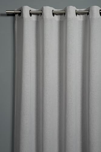 Gardinia Fertiggardine mit Ösen, Struktur Leinenoptik, grau, 140 x 245 cm Gardinia Fertiggardine mit Ösen, Struktur Leinenoptik, grau, 140 x 245 cm von sehlbach gmbh