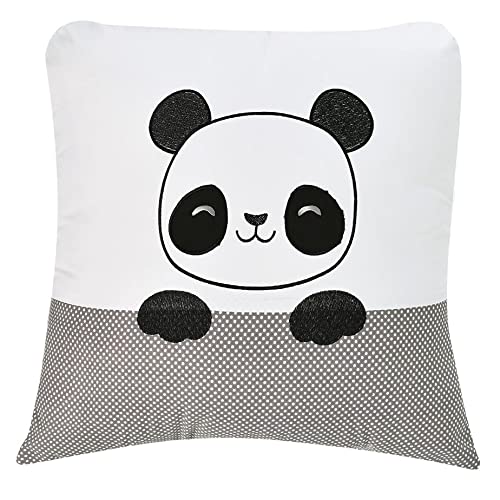 sei Design Deko-Kissen Kinder, Kissen mit Füllung & Kissenbezug für Kinderzimmer Panda Sofa-Kissen von sei Design