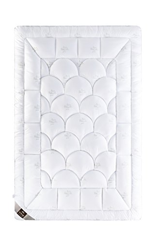 sei Design Winter Bettdecke 135x200 gesteppt SWAN Alternative zu Daunen, Steppdecke 100% Mikrofaser leichte Premium Decke mit hoher Wärmehaltung von sei Design