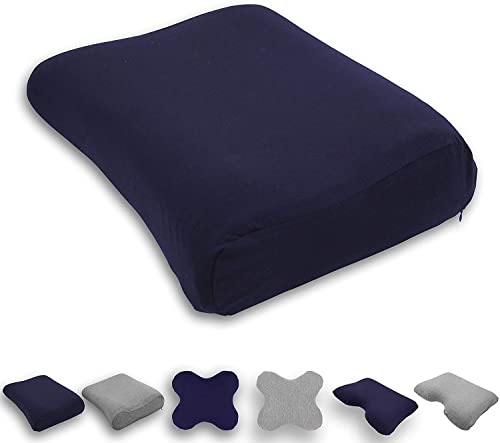 sei Design Nackenstützkissen - Nackenkissen Visco Air - orthopädisches Kopfkissen mit Memory Foam- thermoregulierender Kissenbezug von sei Design