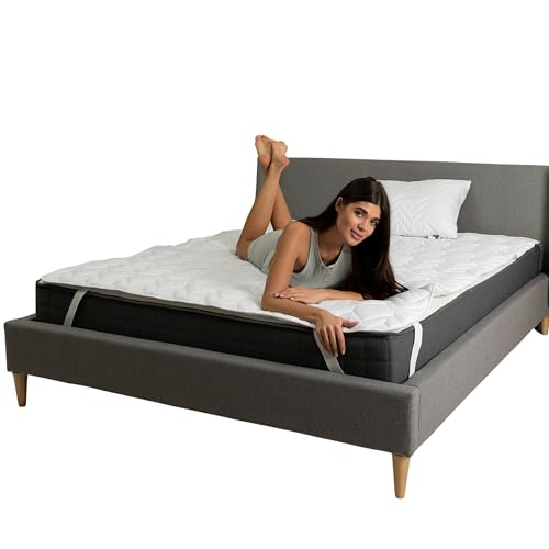 sei Design Premium Matratzenschoner 180x200 | Unterbett 180x200cm | Topper 180x200cm Perfekter Matratzenschutz für mehr Hygiene und Schlafkomfort, extra Soft und weich von sei Design