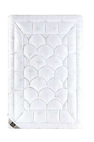 sei Design Winter Bettdecke 155x220 gesteppt SWAN Alternative zu Daunen, Steppdecke 100% Mikrofaser leichte Premium Decke mit hoher Wärmehaltung von sei Design