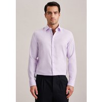 seidensticker Businesshemd "Schwarze Rose" Slim Kentkragen Struktur von seidensticker