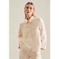 seidensticker Hemdbluse "Schwarze Rose" Langarm Kragen Uni von seidensticker