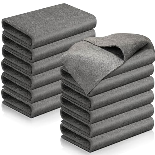 selizo Verdicktes Magisches Reinigungstuch,12 Stück Pro Clean Magisches Reinigungstuch,Wiederverwendbaren Mikrofasertücher,Wundertuch Putztücher für Fenster,Glas,Autos Küchen Badezimmer 30x30cm von selizo