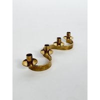 Josef Frank Kerzenständer Loop-Kerzenleuchter Svenskt Tenn Messing 1950Er Jahre Slingan von sellastudio