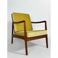 Ole Wanscher Lounge Chair Teak Frankreich & Daverkosen Dänemark Neue Premium Polsterung Dedar Samt 1950Er Jahre Design Ole Wanscher Lounge Chair Teak Frankreich & Daverkosen Dänemark Neue Premium Polsterung Dedar Samt 1950Er Jahre Design von sellastudio