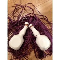 2Er Set Weiße Porzellanflasche Mit Porzellankorken 2Er Set Weiße Porzellanflasche Mit Porzellankorken von sellvida