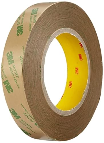 3M 467MP, doppelseitiges Transferklebeband, transparent, Abmessung:19mm x 55m von selmundo