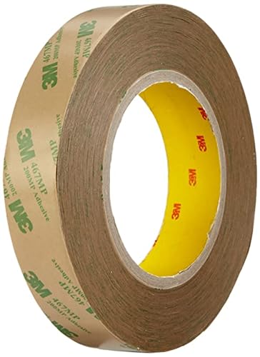 3M 467MP, doppelseitiges Transferklebeband, transparent, Abmessung:50mm x 55m von selmundo