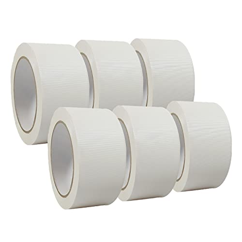 6 Rollen Weich PVC Putzerband | Gipserband | Fassadenband | Schutzband Gerillt oder Glatt | 50mm x 33m | Weiß oder Gelb, Farbe:weiss gerillt 6 Rollen Weich PVC Putzerband | Gipserband | Fassadenband | Schutzband Gerillt oder Glatt | 50mm x 33m | Weiß oder Gelb, Farbe:weiss gerillt von selmundo