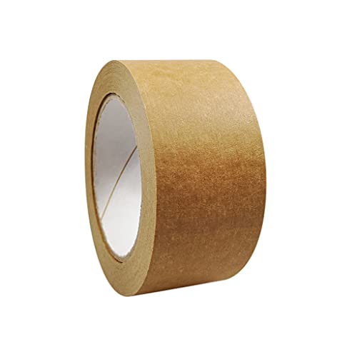 selmundo Papierklebeband | Papierpackband | Papierband | Papier Klebeband | Ökologisch & nachhaltig, 50mm x 50m, braun, Menge:1 von selmundo