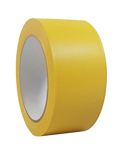 Weich PVC Schutzband | Gipserband | Fassadenband | Putzerband Gerillt oder Glatt | 50mm x 33m | Weiß oder Gelb, Farbe:gelb gerillt von selmundo