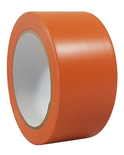 selmundo Weich PVC Schutzband | Gipserband | Fassadenband | Putzerband Gerillt oder Glatt | 50mm x 33m | Weiß oder Gelb, Farbe:orange glatt von selmundo