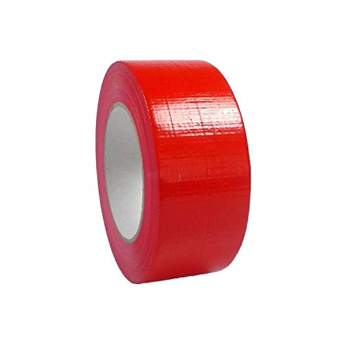 selmundo 'Premium' Gewebeband | Panzerband | Gaffa Duct Tape | Reparaturband, 50mm x 50m, Farbe:rot von selmundo