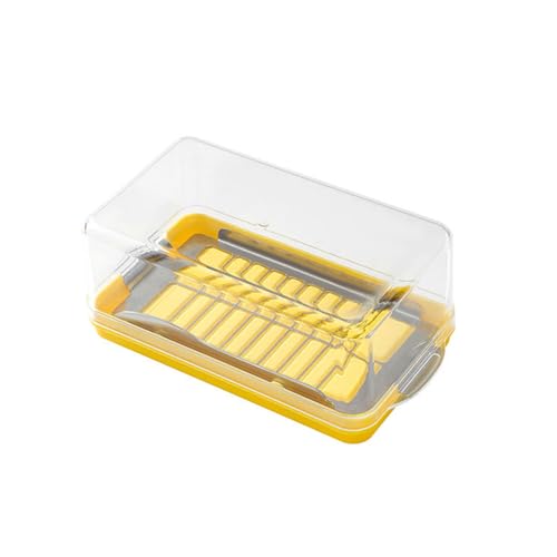 Butterschneider Box Transparenter Butterbehälter Einfach Zu Verwendendes Butterdose Butterschneidewerkzeug Für Käse Butter Butterschneider Behälter von seluluory