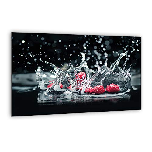 semup Kochfeld-Abdeckplatte aus Keramik 80 x 52 cm - Hartglas großes Schneidebrett - Küchenwand Spritzschutz - Herdschutz für Keramik Elektroinduktion - 30614-8052 von semUp