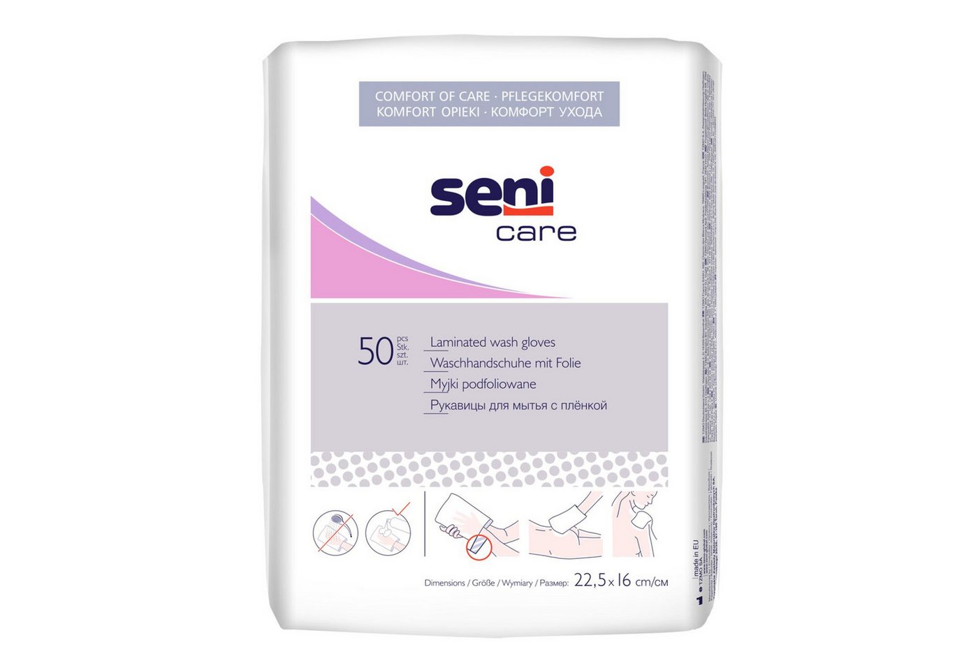 seni Waschhandschuh Seni Care Waschhandschuhe foliert 18x50 Stück seni Waschhandschuh Seni Care Waschhandschuhe foliert 18x50 Stück von seni