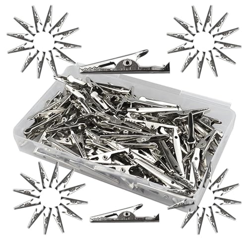Senvenelec 120Pcs Krokodilklemme Alligator, Clip Alligator, clips, Metallprüfklemmen, Used for electrical testing and DIY modification. Senvenelec 120Pcs Krokodilklemme Alligator, Clip Alligator, clips, Metallprüfklemmen, Used for electrical testing and DIY modification. von senvenelec