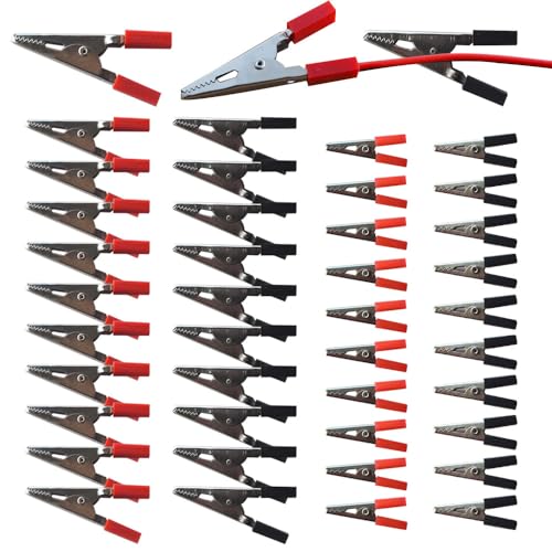 Senvenelec 44Pcs Isolierte Krokodilklemme, Batterieklemme, Elektriker, der Metallprüfvorrichtung prüft, Metallisolationsvorrichtung, Spannungsprüfkrokodilclip. Senvenelec 44Pcs Isolierte Krokodilklemme, Batterieklemme, Elektriker, der Metallprüfvorrichtung prüft, Metallisolationsvorrichtung, Spannungsprüfkrokodilclip. von senvenelec