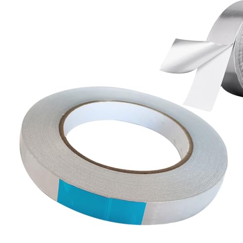 senvenelec 15mm x 50m Aluband Selbstklebend Alu-Klebeband, Hitzebeständiges Alu Klebeband, Geeignet zum Schützen, Abdecken, Dekoration, Isolieren und Reparieren - 1 Pcs. senvenelec 15mm x 50m Aluband Selbstklebend Alu-Klebeband, Hitzebeständiges Alu Klebeband, Geeignet zum Schützen, Abdecken, Dekoration, Isolieren und Reparieren - 1 Pcs. von senvenelec