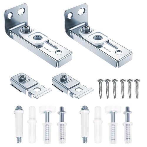 Bifold Door Hardware Repair Kit - Fits 7/20.3 cm to 2.5 cm Tracks - Includes Top/Bottom Pivots, Brackets & Guide Wheels for Closet & Pocket Doors Bifold Door Hardware Repair Kit - Fits 7/20.3 cm to 2.5 cm Tracks - Includes Top/Bottom Pivots, Brackets & Guide Wheels for Closet & Pocket Doors von senylanhxy