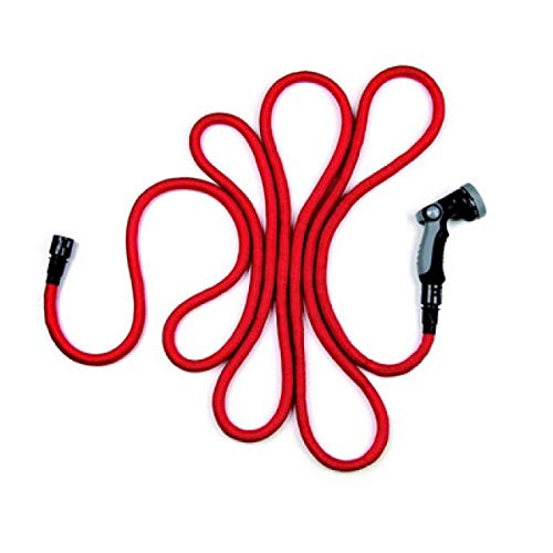Gartenschlauch Bambus ausziehbar rot 2,5-7,5m von senza