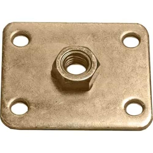 Platte mit geschweißter Mutter M12 - 50 x 60 x 3 mm Platte mit geschweißter Mutter M12 - 50 x 60 x 3 mm von senza