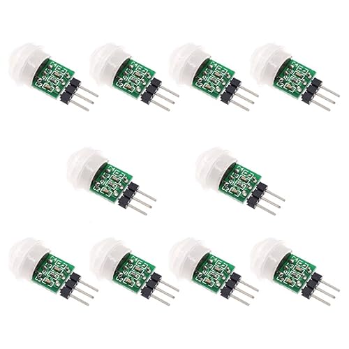 10Pcs AM312 Sensor Pyroelectric Automatic Detector Motion Mini Infrared IR 10Pcs AM312 Sensor Pyroelectric Automatic Detector Motion Mini Infrared IR von senzooe
