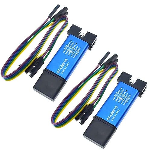2PCS ST-Link V2 Programming Unit Mini STM8 STM32 2PCS ST-Link V2 Programming Unit Mini STM8 STM32 von senzooe
