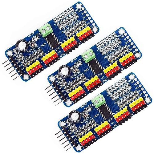3pcs PCA9685 16 Channel 12-bit PWM Servo Motor Driver Module Robot von senzooe