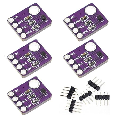 5Pcs GY-SHT30-D GY-SHT31 SHT35 SHT40 SHT41 SHT45 SHT31-D temperature Humidity Sensor Breakout Weather modules (SHT41) von senzooe
