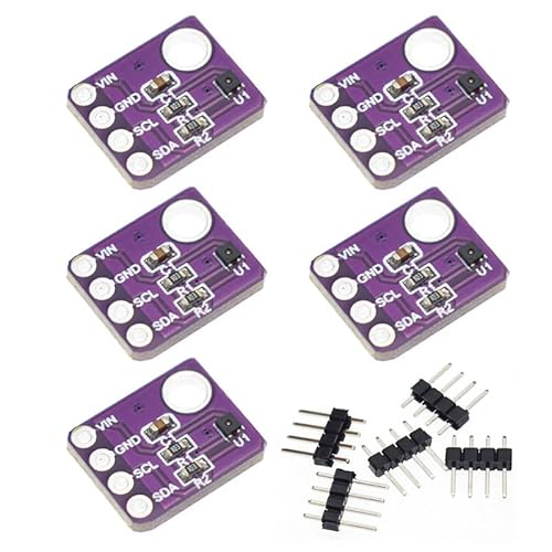 5Pcs GY-SHT30-D GY-SHT31 SHT35 SHT40 SHT41 SHT45 SHT31-D temperature Humidity Sensor Breakout Weather modules (SHT45) von senzooe
