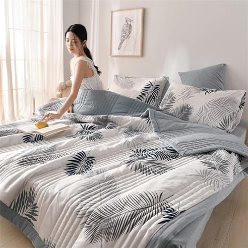 seokor Kühle Steppdecke Cooling Blanket Decke Kühldecke Baumwolle Leichte Sommerdecke Weich Sommerbettdecke Wohndecke Sofadecke Reisedecke, Atmungsaktive Cooling Blanket(#1,180x200cm) von seokor