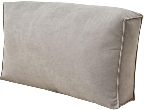 seokor Lesekissen für Bett und Sofa Weiches Kopfteilkissen 60/70/80/90/100cm Couch Rückenlehne Kissen mit Abnehmbarem Bezug Lendenwirbel-/Rückenstützkissen(3,70x45x12cm(1pc)) von seokor