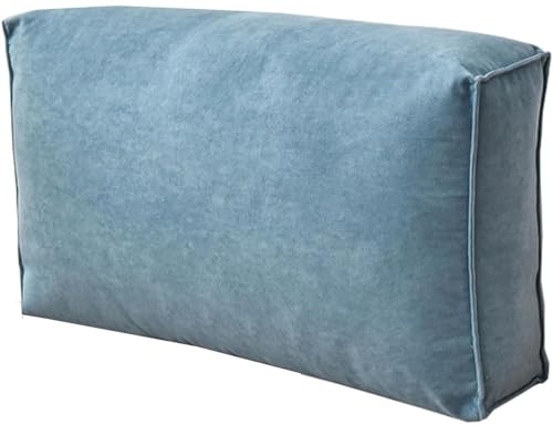 seokor Lesekissen für Bett und Sofa Weiches Kopfteilkissen 60/70/80/90/100cm Couch Rückenlehne Kissen mit Abnehmbarem Bezug Lendenwirbel-/Rückenstützkissen(4,60x45x12cm(1pc)) von seokor