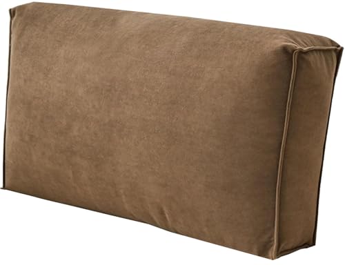 seokor Lesekissen für Bett und Sofa Weiches Kopfteilkissen 60/70/80/90/100cm Couch Rückenlehne Kissen mit Abnehmbarem Bezug Lendenwirbel-/Rückenstützkissen(5,80x45x12cm(1pc)) von seokor