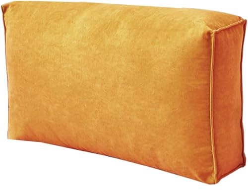 seokor Lesekissen für Bett und Sofa Weiches Kopfteilkissen 60/70/80/90/100cm Couch Rückenlehne Kissen mit Abnehmbarem Bezug Lendenwirbel-/Rückenstützkissen(7,60x45x12cm(1pc)) von seokor