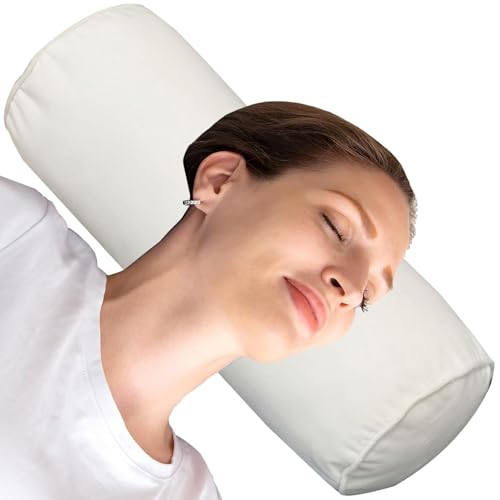 seokor Nackenrolle Samt Rollenkissen 40/45/60/80/100/120cm Nackenkissen Kopf, Nacken, Rückenstütze Kissenrolle abnehmbar Rohrkissen Dekokissen für Betten und Sofas Yoga(B7,10x80cm/4x31in) von seokor